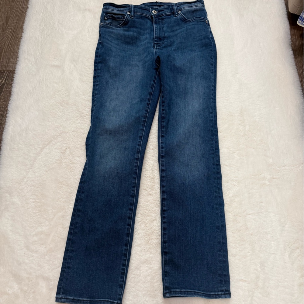 Ag Adriano Goldschmied MERI Women's Dark Blue Straight Leg Jeans